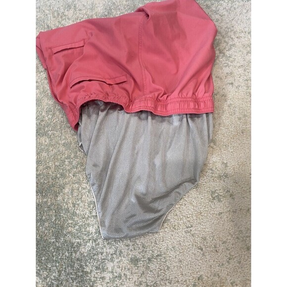 HUK Performance Coral Size Medium Fishing Swim Trunks Pink Drawstring 5" Inseam - Picture 8 of 10